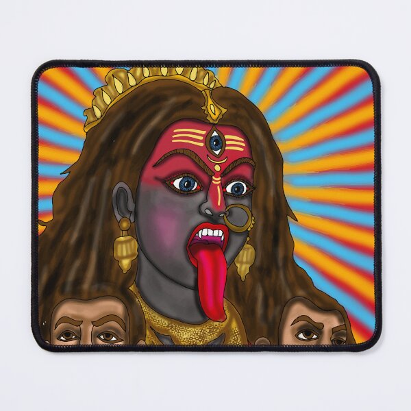 Item preview, Goddess Kali Artwork | Divine Hindu Goddess Digital Painting Illustration designed and sold by Harshit_Digital_Arts.