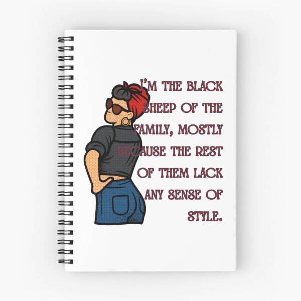 Item preview, I'm the Black Sheep designed and sold by QuotablesGeek.
