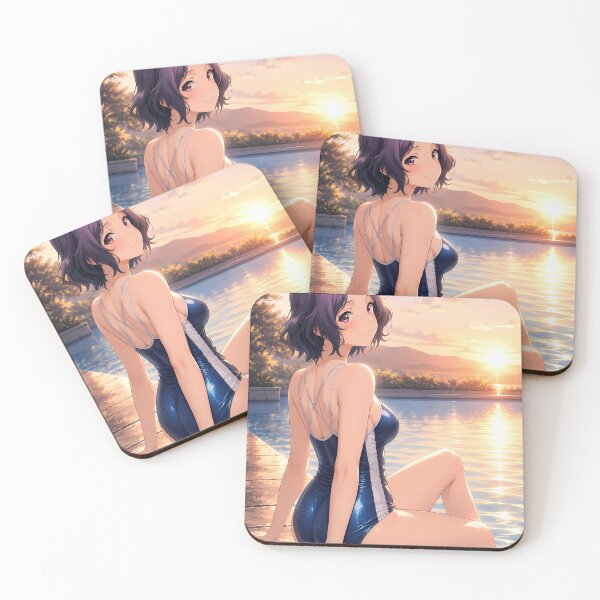 Item preview, Azusa Hamaoka Grand Blue Sunset Pool Calm designed and sold by mildaclairmo.
