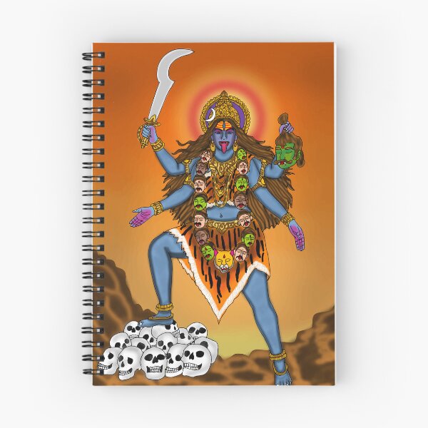 Item preview, Goddess Kali Artwork | Divine Hindu Goddess Digital Painting Illustration designed and sold by Harshit_Digital_Arts.