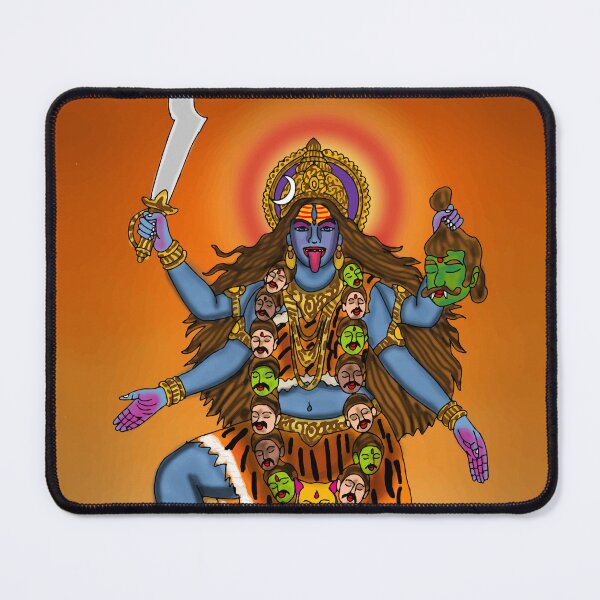 Item preview, Goddess Kali Artwork | Divine Hindu Goddess Digital Painting Illustration designed and sold by Harshit_Digital_Arts.