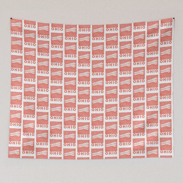 Item preview, Ohio Wright Flyer Biplane Block Print designed and sold by tiigerdad.