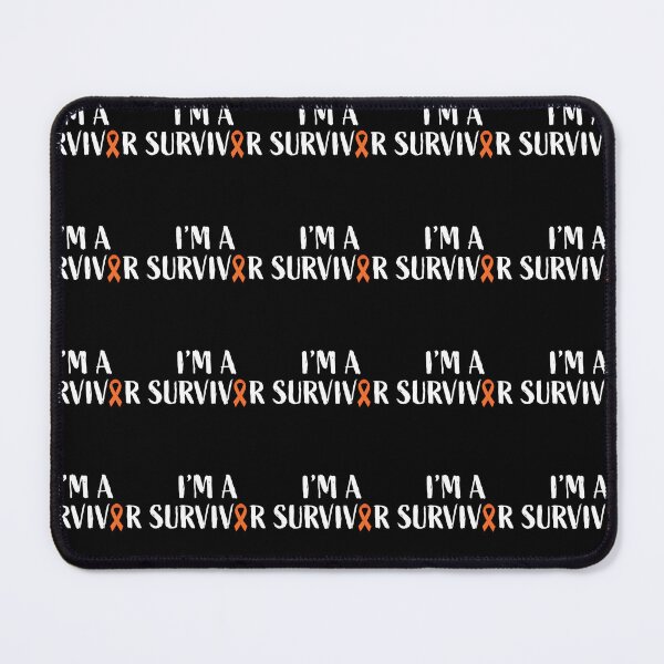 Item preview, I'm a survivor, leukemia cancer awareness, orange ribbon designed and sold by BlueDiamond-19.
