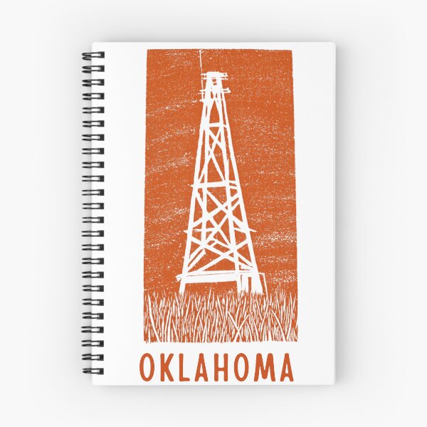 Item preview, Oklahoma Oil Derrick Block Print designed and sold by tiigerdad.