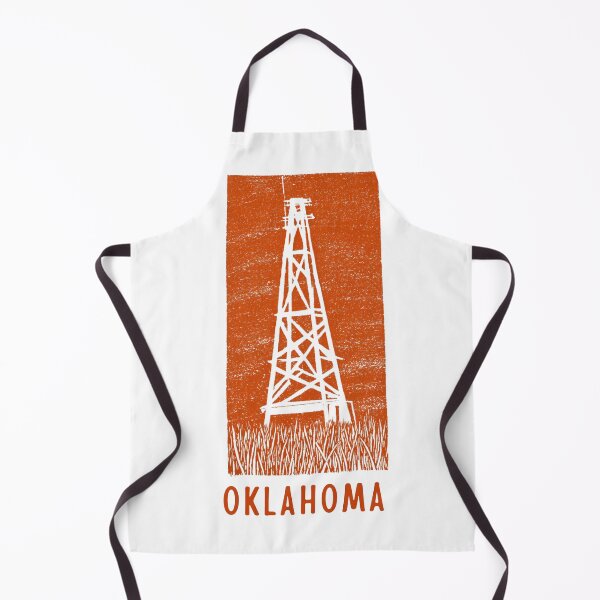 Item preview, Oklahoma Oil Derrick Block Print designed and sold by tiigerdad.
