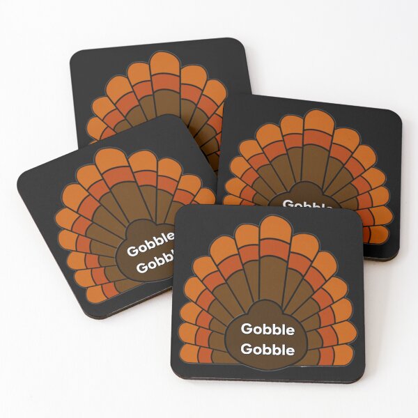 Item preview, gobble gobble turkey feathers designed and sold by gracehopelove.