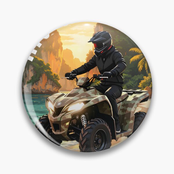 Item preview, ATV Adventure Club | Retro Off-Road Vintage T-Shirt Design designed and sold by Spirit of Siam.