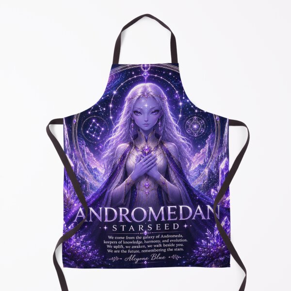 Item preview, Andromedan Starseed – Celestial Cosmic Guardian designed and sold by Alcyone-Blue.