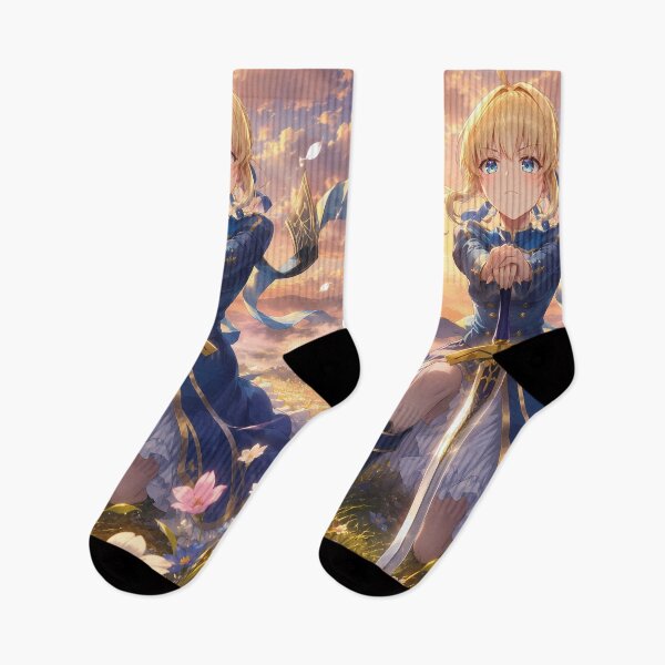 Item preview, Saber Fate Stay Night Sunrise Flower Field designed and sold by mildaclairmo.