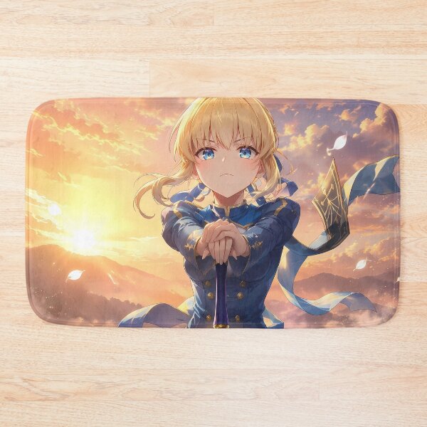 Item preview, Saber Fate Stay Night Sunrise Flower Field designed and sold by mildaclairmo.