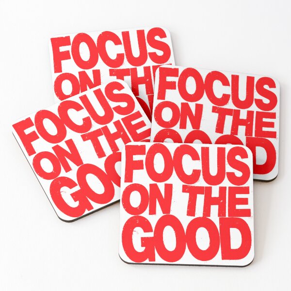 Item preview, Focus on the Good – Bold Red Typography designed and sold by Spenceless Designz.