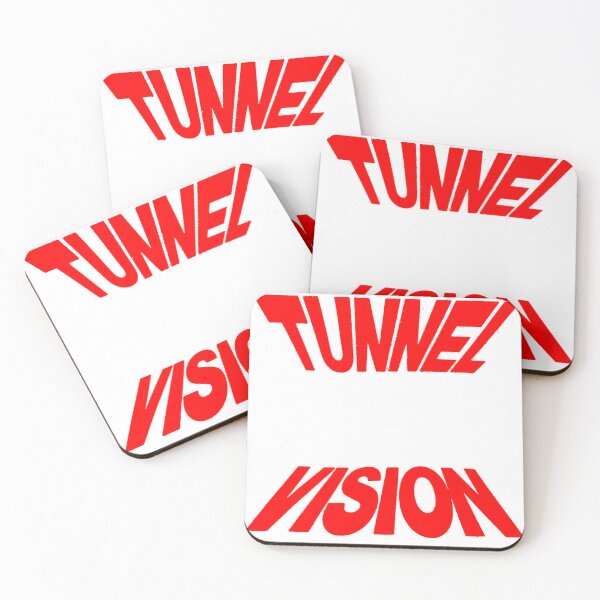 Item preview, Tunnel Vision – Red Geometric Typography designed and sold by Spenceless Designz.