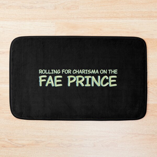 Item preview, Rolling For Charisma Fae Prince Romantasy DND Sticker designed and sold by alexmaushaus.