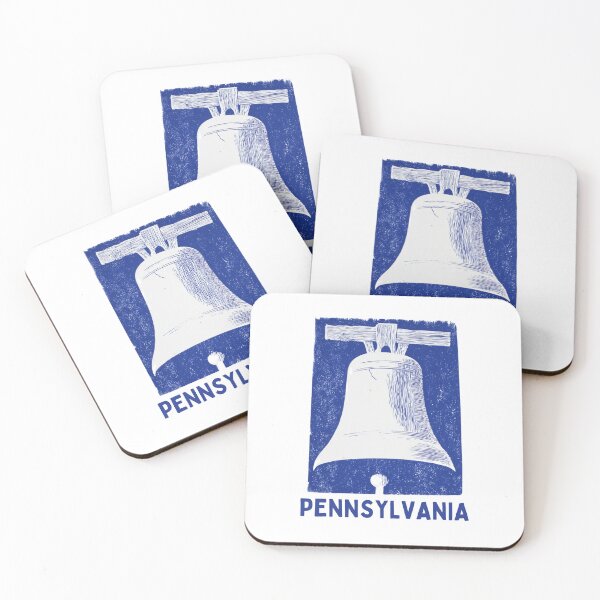 Item preview, Pennsylvania Liberty Bell Block Print designed and sold by tiigerdad.