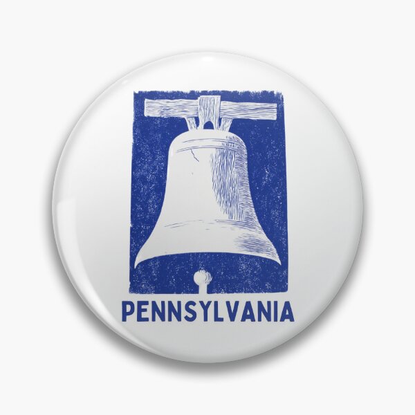Item preview, Pennsylvania Liberty Bell Block Print designed and sold by tiigerdad.