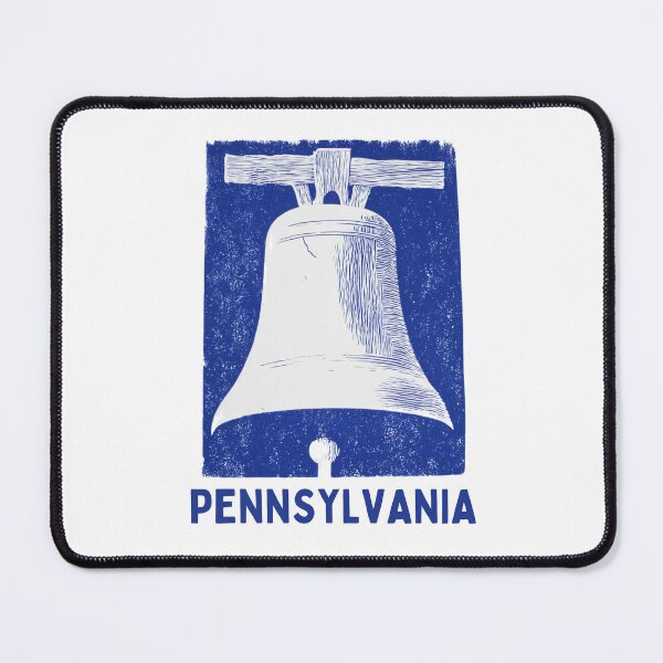 Item preview, Pennsylvania Liberty Bell Block Print designed and sold by tiigerdad.