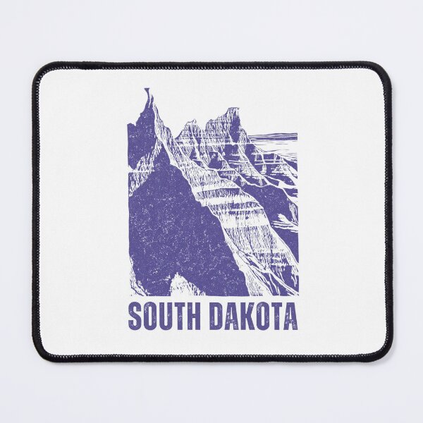 Item preview, South Dakota Badlands Block Print designed and sold by tiigerdad.