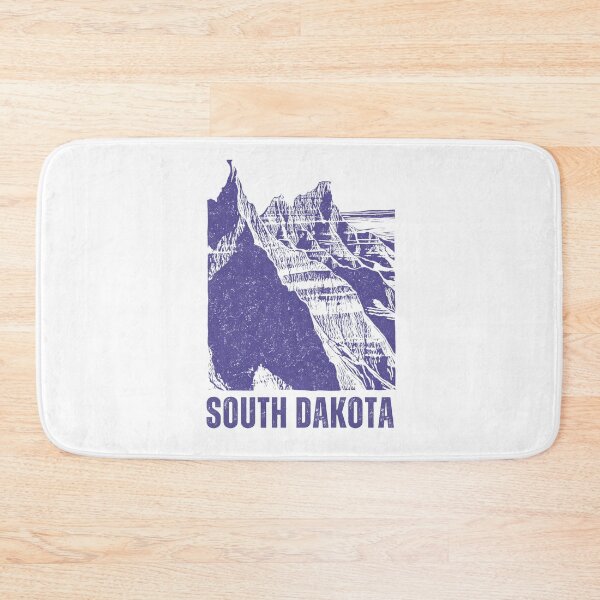 Item preview, South Dakota Badlands Block Print designed and sold by tiigerdad.
