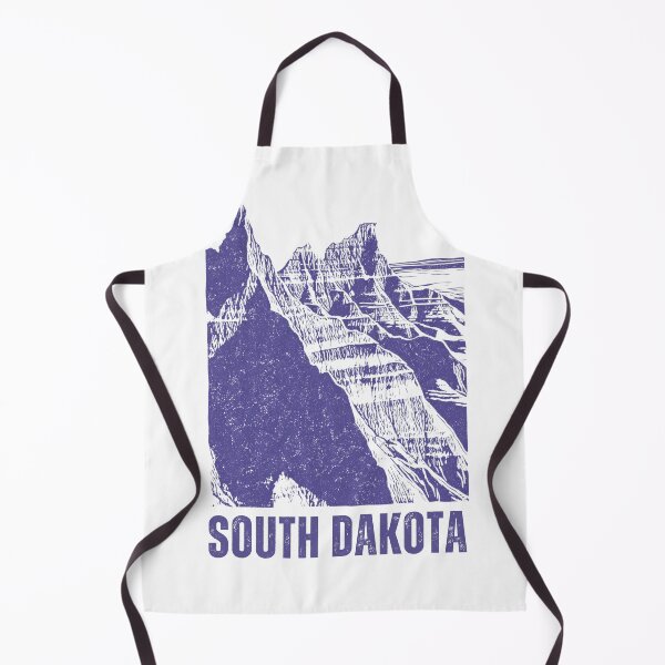 Item preview, South Dakota Badlands Block Print designed and sold by tiigerdad.