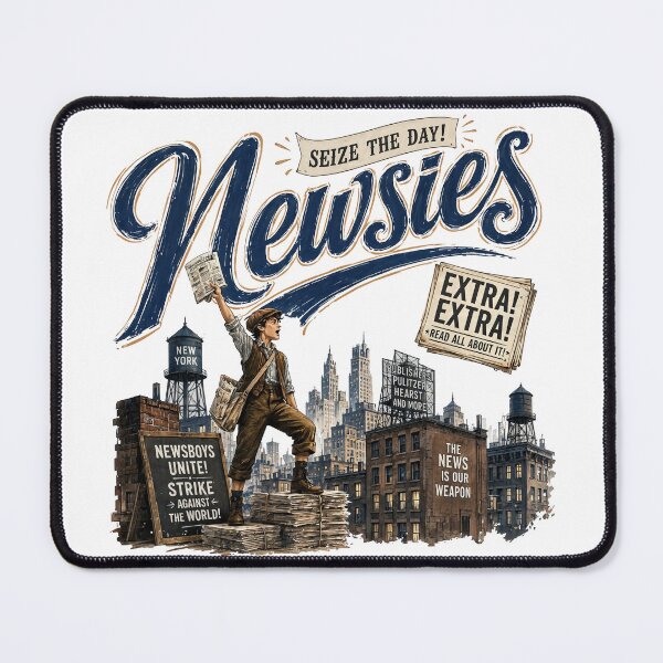 Item preview, Newsies the musical designed and sold by Lyric Vault - Rock on.