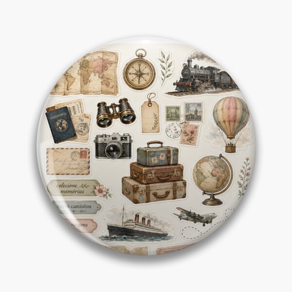 Item preview, Travel Sticker designed and sold by couragecriativa.