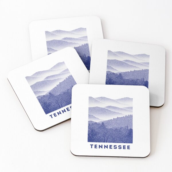 Item preview, Tennessee Smoky Mountains Block Print designed and sold by tiigerdad.