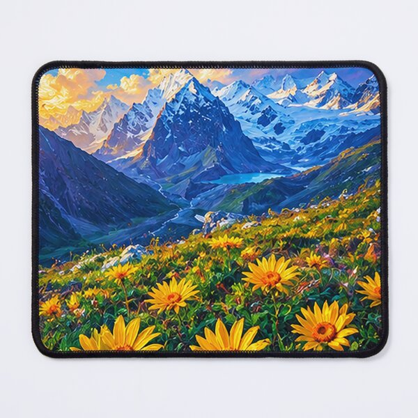 Item preview, Wild flowers in the mountains of Siula Grande designed and sold by anelisaaniego.