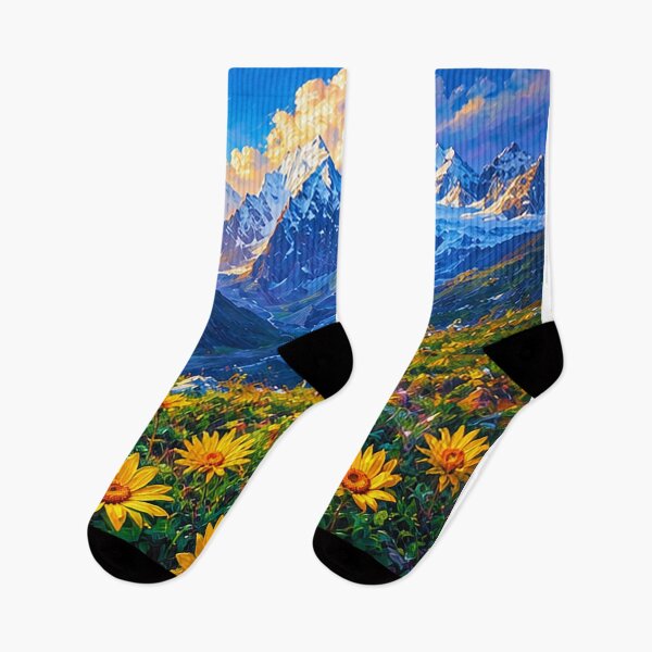 Item preview, Wild flowers in the mountains of Siula Grande designed and sold by anelisaaniego.