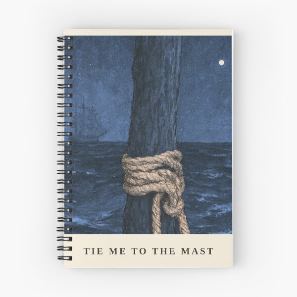 Item preview, Tie Me to the Mast — Rope & Mast at Night | The Odyssey designed and sold by Drunken Authority.