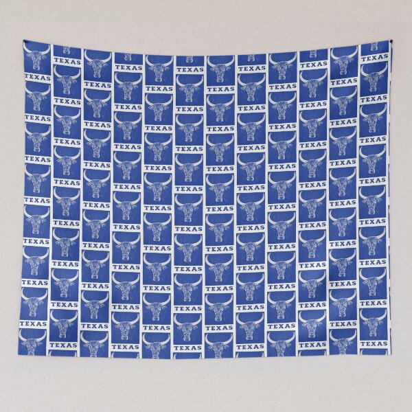 Item preview, Texas Longhorn Steer Head Block Print designed and sold by tiigerdad.