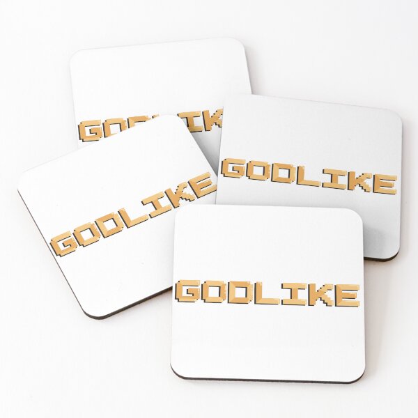 Item preview, Godlike Gaming Quote Pixel Art Decal designed and sold by alexmaushaus.
