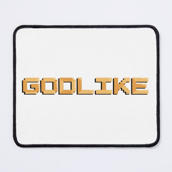 Item preview, Godlike Gaming Quote Pixel Art Decal designed and sold by alexmaushaus.