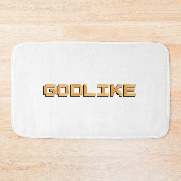 Item preview, Godlike Gaming Quote Pixel Art Decal designed and sold by alexmaushaus.