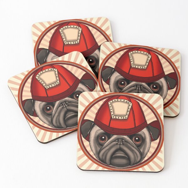 Item preview, Firefighter Pug designed and sold by artmuvz.