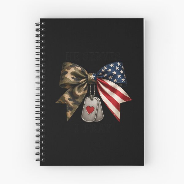 Item preview, He Serves I Pray Military Family Camo Design designed and sold by VectorJoy.