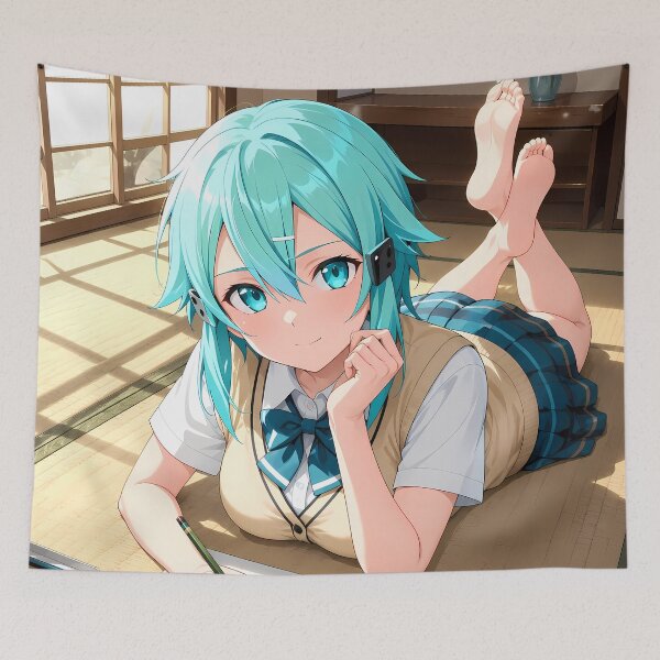 Item preview, Sinon Sword Art Online Cozy Sunlit Creative Afternoon designed and sold by mildaclairmo.