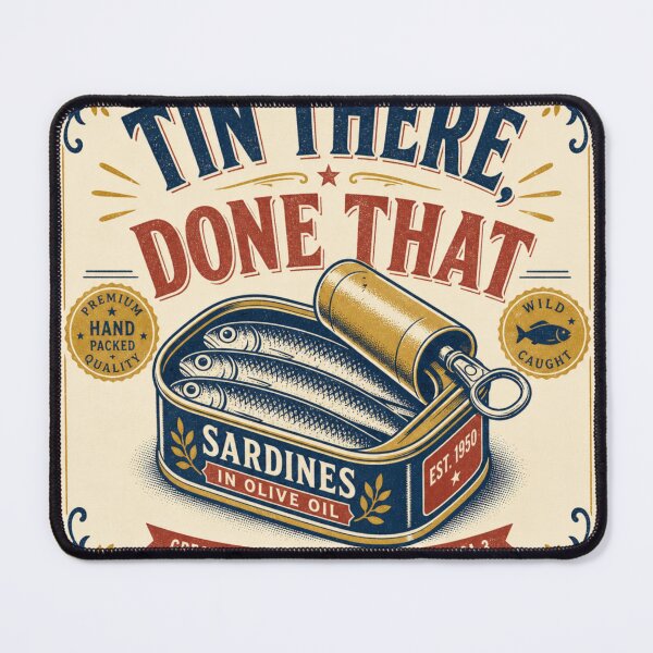 Item preview, Tin There Done That Sardines (pun) designed and sold by BoosterShop.