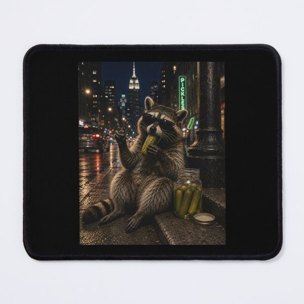 Item preview, Raccoon Eating Pickles designed and sold by CelidaBonde.