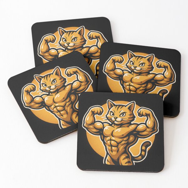 Item preview, Flexin' Feline Funny Gym Cat – Weightlifting Cat Lover Design, Funny Fitness Gift designed and sold by AYACHI90.