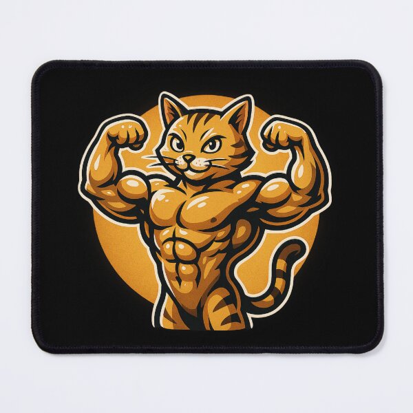 Item preview, Flexin' Feline Funny Gym Cat – Weightlifting Cat Lover Design, Funny Fitness Gift designed and sold by AYACHI90.