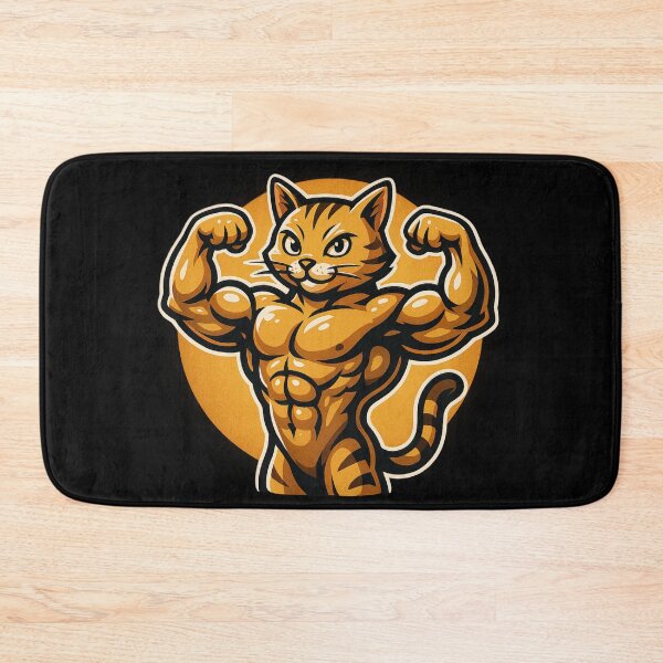 Item preview, Flexin' Feline Funny Gym Cat – Weightlifting Cat Lover Design, Funny Fitness Gift designed and sold by AYACHI90.