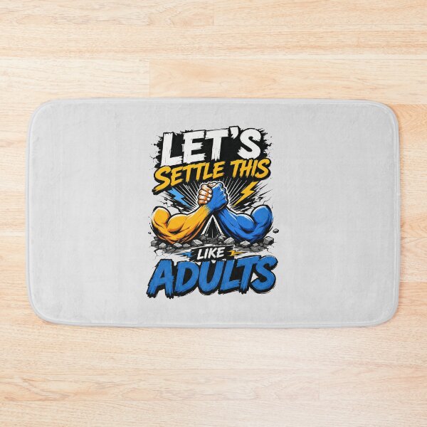 Item preview, Let's Settle This Like Adults Funny Arm Wrestling Humor designed and sold by Cree8if.