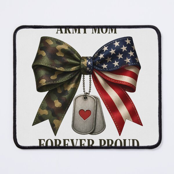 Item preview, Army Mom Camo Heart Patriotic Design designed and sold by VectorJoy.
