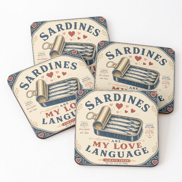 Item preview, Sardines Are My Love Language Can designed and sold by BoosterShop.