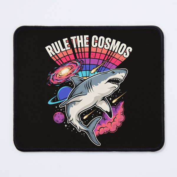 Item preview, Interstellar Cosmic Shark Vintage Space Adventure | Galactic Ocean Graphic Tee designed and sold by Mahilis.