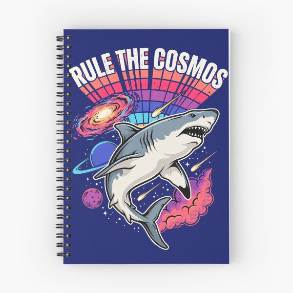 Item preview, Interstellar Cosmic Shark Vintage Space Adventure | Galactic Ocean Graphic Tee designed and sold by Mahilis.