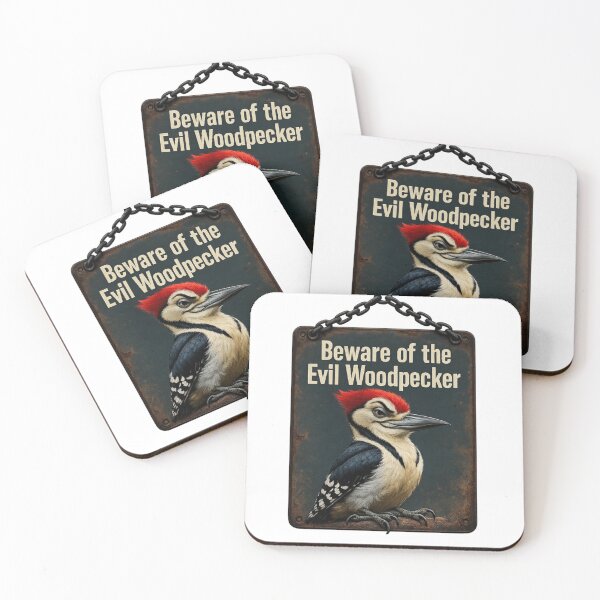 Item preview, Beware of the Evil Woodpecker designed and sold by HenryHog.