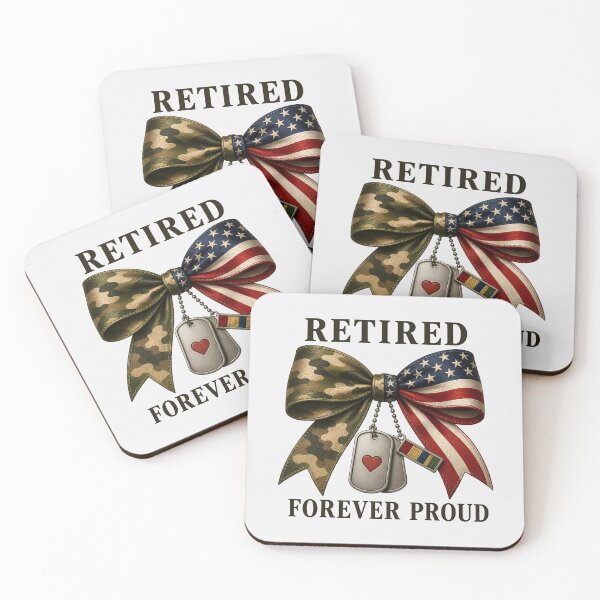 Item preview, Retired Veteran Forever Proud Camo Design designed and sold by VectorJoy.