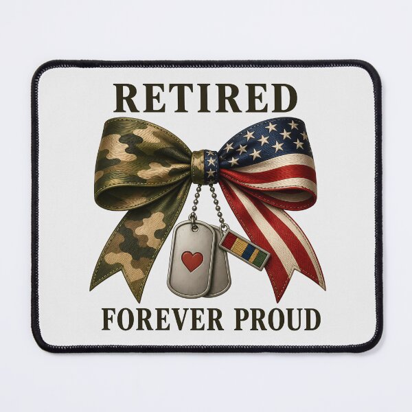 Item preview, Retired Veteran Forever Proud Camo Design designed and sold by VectorJoy.