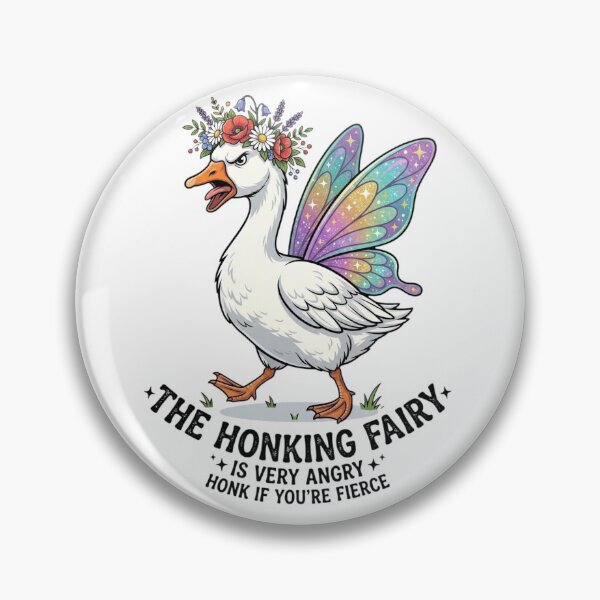 Item preview, The Honking Fairy Duck designed and sold by dreamkaistudios.